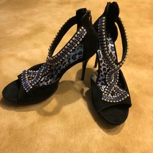 Rhinestone Heel by Two Lips, 10